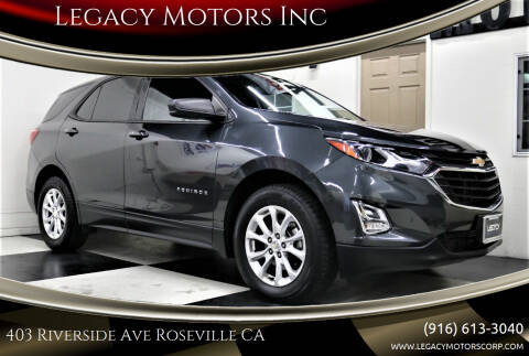 2018 Chevrolet Equinox for sale at Legacy Motors Inc in Roseville CA