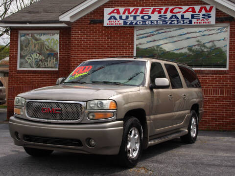 2002 GMC Yukon XL for sale at AMERICAN AUTO SALES LLC in Austell GA