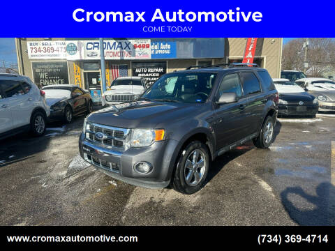 2011 Ford Escape for sale at Cromax Automotive in Ann Arbor MI