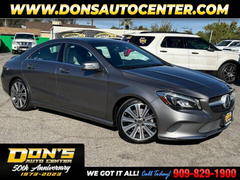 2018 Mercedes-Benz CLA for sale at Dons Auto Center in Fontana CA