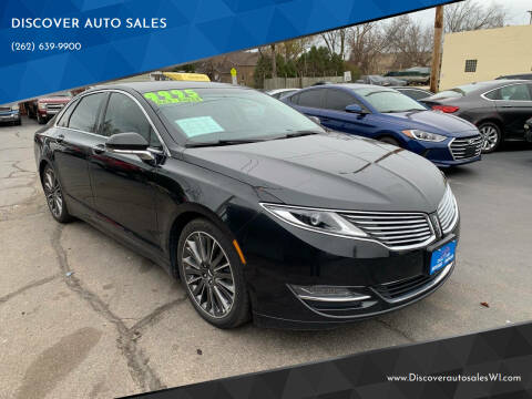 2013 Lincoln MKZ Hybrid for sale at DISCOVER AUTO SALES in Racine WI