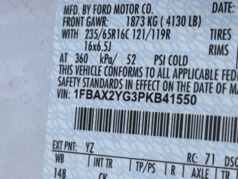 2023 Ford Transit 350 XLT