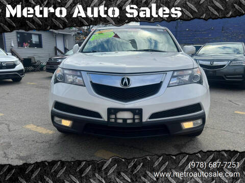 2010 Acura MDX for sale at Metro Auto Sales in Lawrence MA