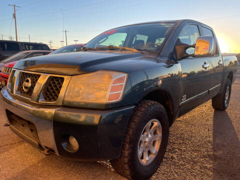 2004 Nissan Titan for sale at BELOW BOOK AUTO SALES in Idaho Falls ID