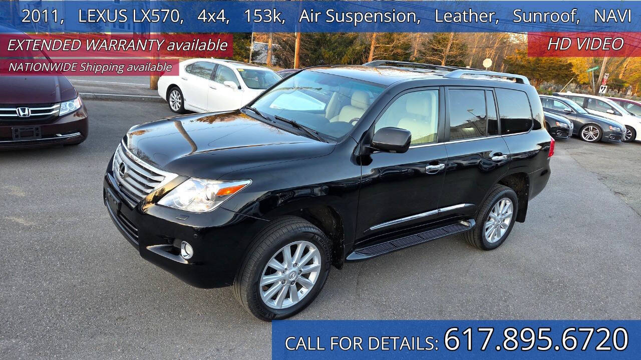 Black 2011 Lexus LX 570 Base AWD 4dr SUV 1