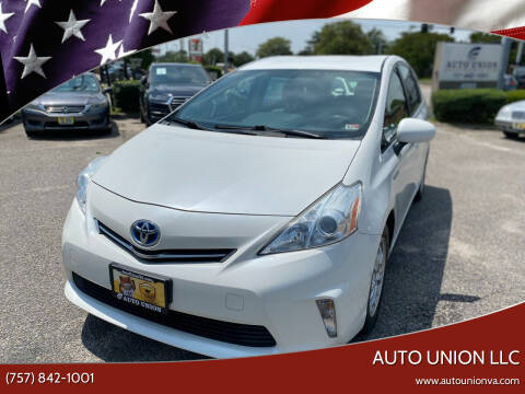 2012 Toyota Prius v for sale at Auto Union LLC in Virginia Beach VA