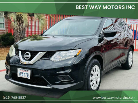 2016 Nissan Rogue for sale at BEST WAY MOTORS INC in San Diego CA