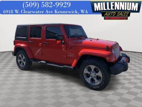 2016 Jeep Wrangler Unlimited for sale at Millennium Auto Sales in Kennewick WA