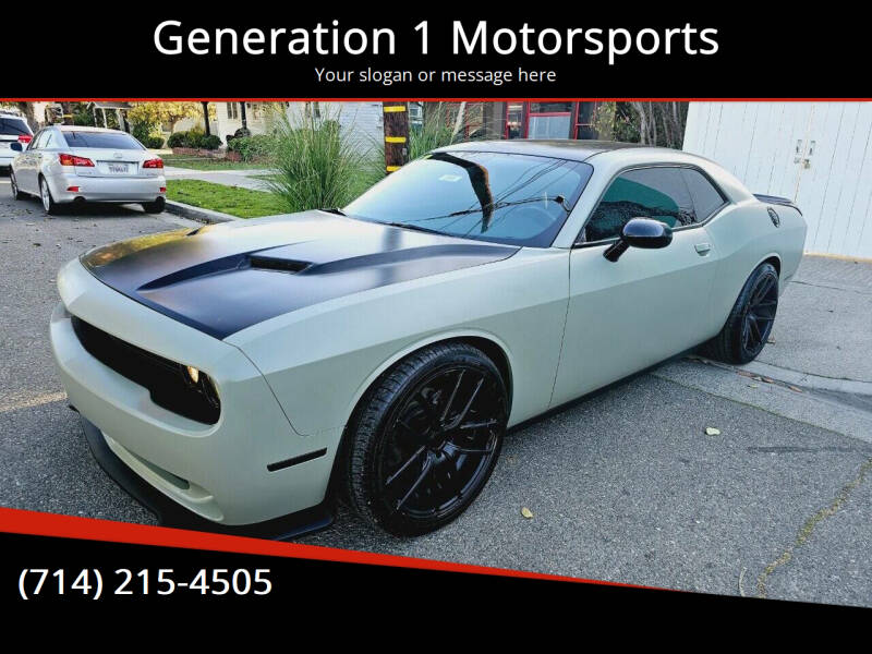 2017 Dodge Challenger for sale at Generation 1 Motorsports in Whittier CA