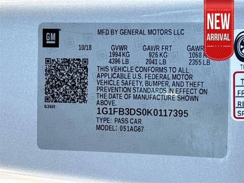 2019 Chevrolet Camaro LT