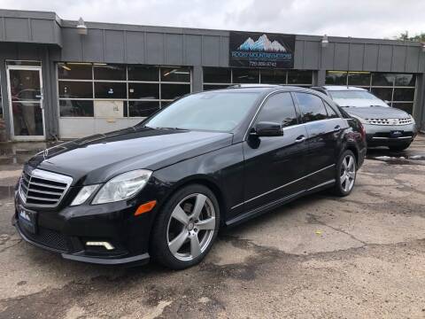 2010 Mercedes-Benz E-Class for sale at Rocky Mountain Motors LTD in Englewood CO