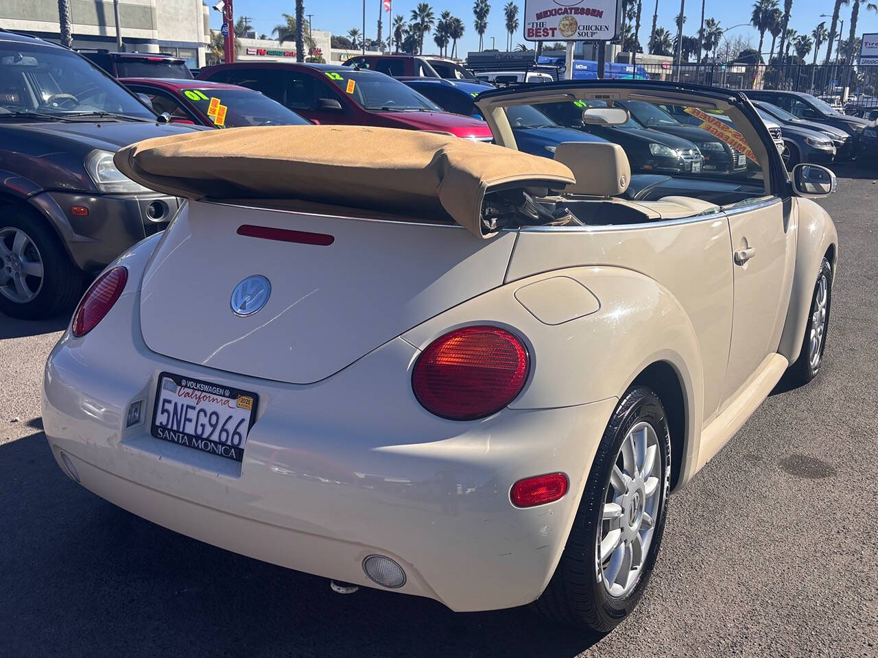 2005 Volkswagen New Beetle Convertible for sale at North County Auto in Oceanside, CA