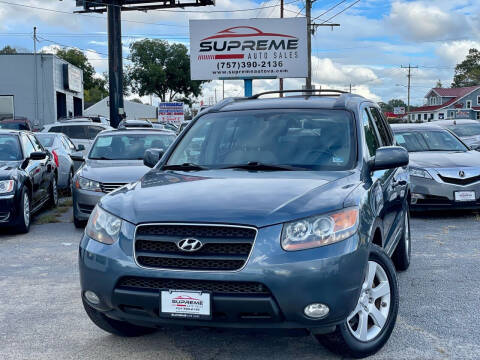 2007 Hyundai Santa Fe for sale at Supreme Auto Sales in Chesapeake VA