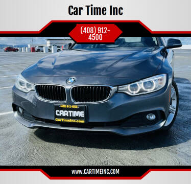 2015 BMW 4 Series for sale at Car Time Inc in San Jose CA