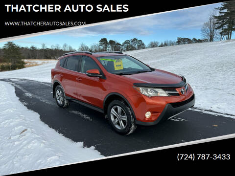 2015 Toyota RAV4 for sale at THATCHER AUTO SALES in Export PA