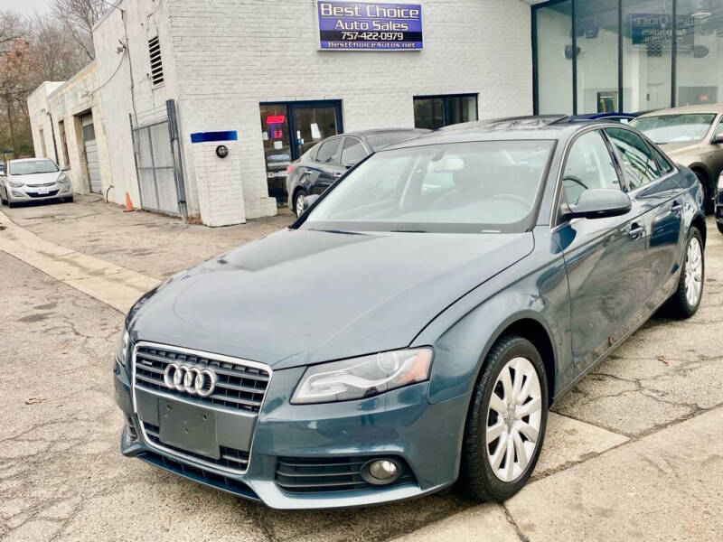 2010 Audi A4 for sale at Best Choice Auto Sales in Virginia Beach VA