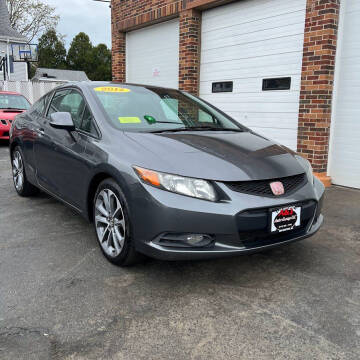 2012 Honda Civic for sale at A & J AUTO GROUP in New Bedford MA