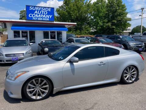 2008 Infiniti G37 for sale at Surfside Auto Company in Norfolk VA