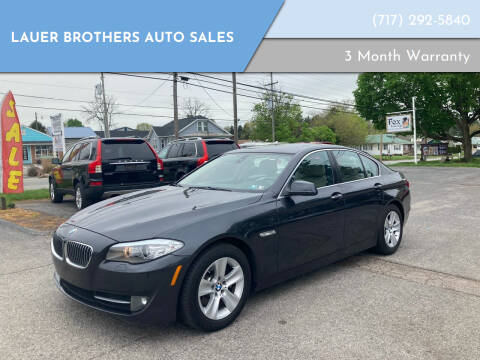 2011 BMW 5 Series for sale at LAUER BROTHERS AUTO SALES in Dover PA