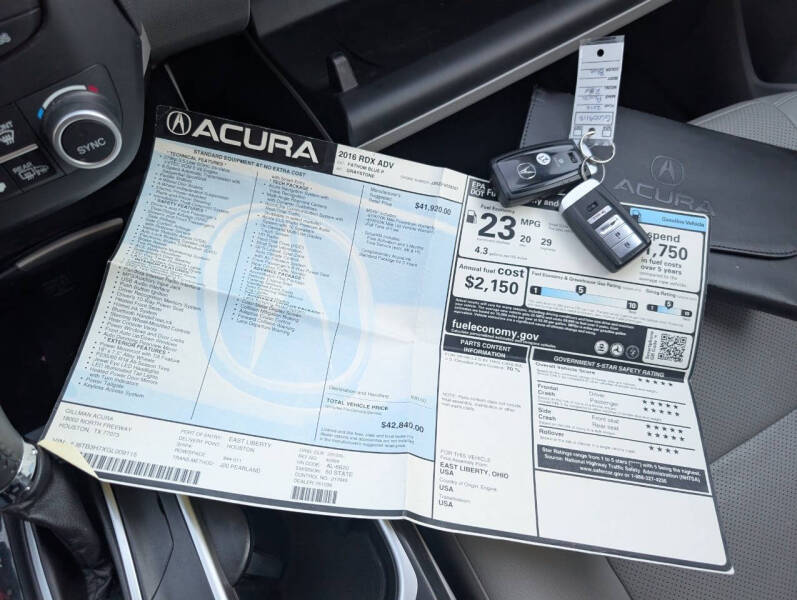 2016 Acura RDX w/Advance