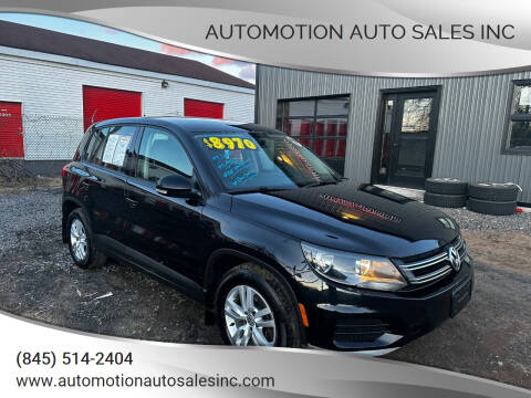 2014 Volkswagen Tiguan for sale at Automotion Auto Sales Inc in Kingston NY