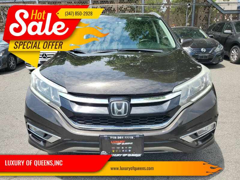 2015 Honda CR-V for sale at LUXURY OF QUEENS,INC in Long Island City NY