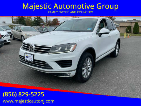 2016 Volkswagen Touareg for sale at Majestic Automotive Group in Cinnaminson NJ
