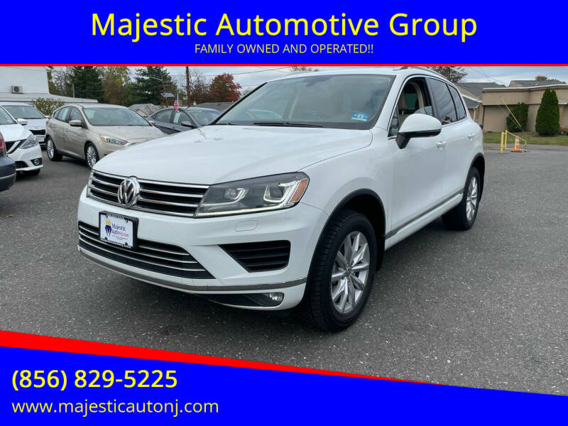2016 Volkswagen Touareg for sale at Majestic Automotive Group in Cinnaminson NJ