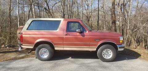 1994 Ford Bronco for sale at Rad Wheels LLC in Greer SC