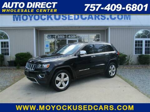 2014 Jeep Grand Cherokee for sale at Auto Direct Wholesale Center in Moyock NC