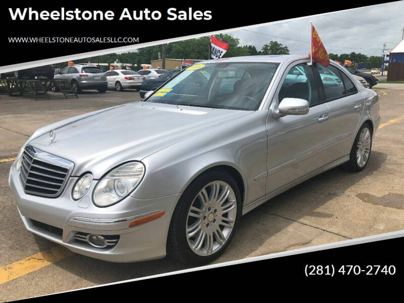 2008 Mercedes-Benz E-Class for sale at Wheelstone Auto Sales in La Porte TX
