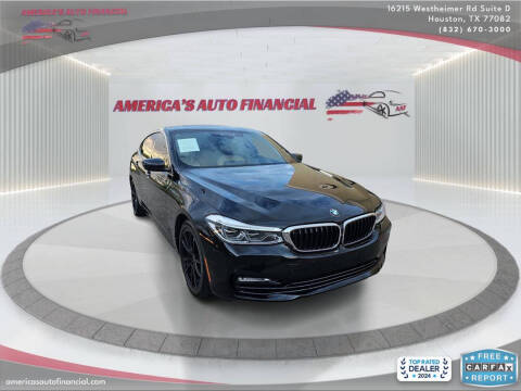 2018 BMW 6 Series for sale at America's Auto Financial in Houston TX