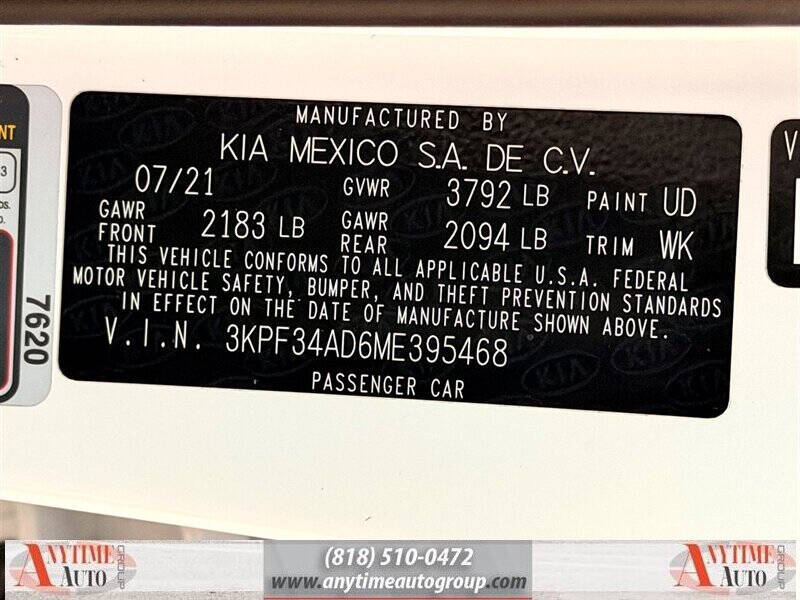 2021 Kia Forte GT Line