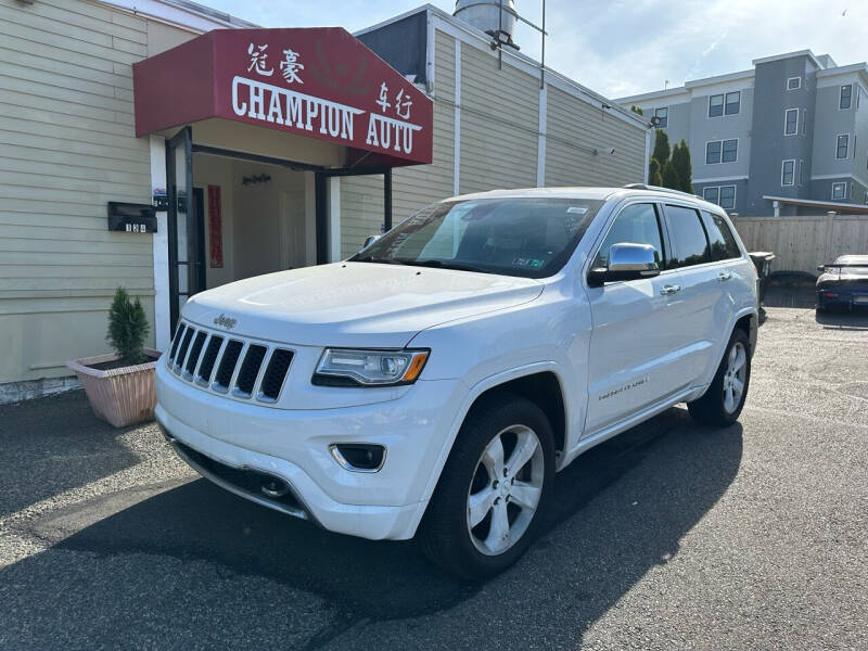 2015 Jeep Grand Cherokee for sale at Champion Auto LLC in Quincy MA