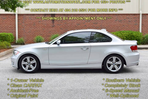 2008 BMW 1 Series for sale at Automotion Of Atlanta in Conyers GA