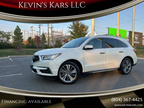 2017 Acura MDX for sale at Kevin's Kars LLC in Richmond VA