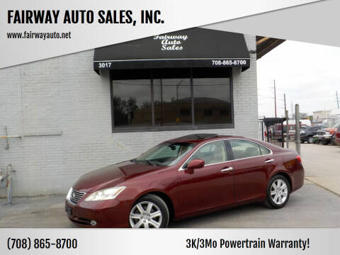 2007 Lexus ES 350 for sale at FAIRWAY AUTO SALES, INC. in Melrose Park IL