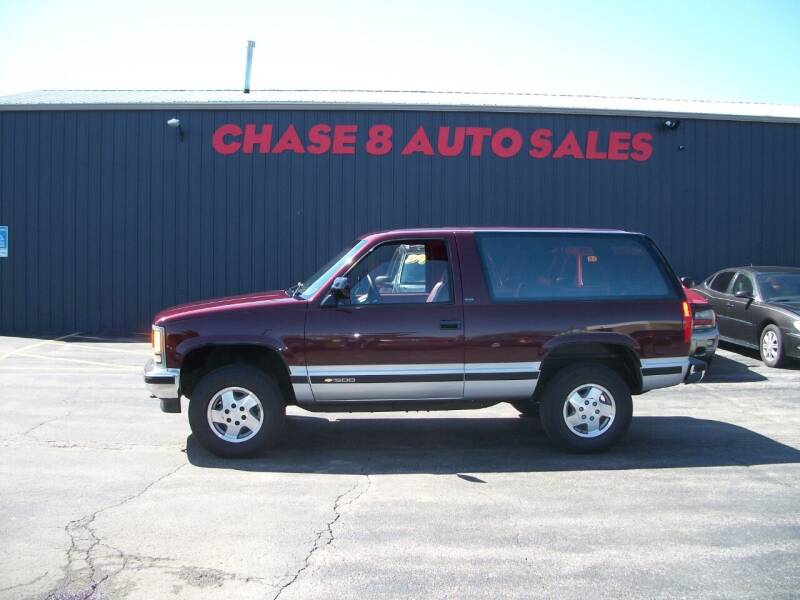 1992 Chevrolet Blazer for sale at Chase 8 Auto Sales in Loves Park IL