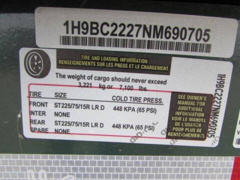 2022 H & W TRAI 22 FT COMB