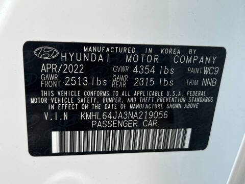 2022 Hyundai Sonata SEL
