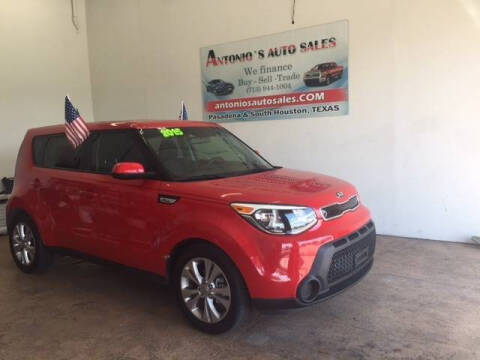 2015 Kia Soul for sale at Antonio's Auto Sales in South Houston TX