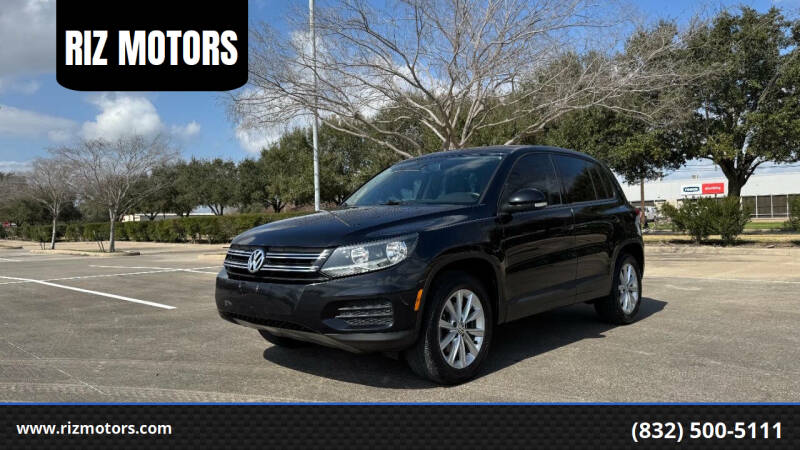 2014 Volkswagen Tiguan for sale at RIZ MOTORS in Stafford TX