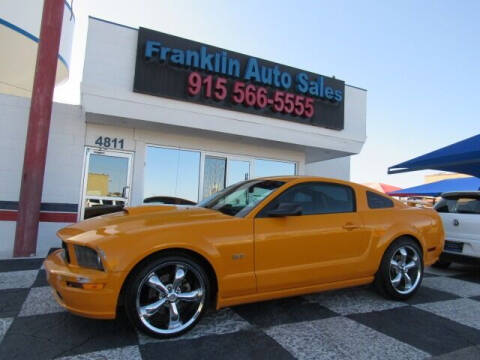 2007 Ford Mustang for sale at Franklin Auto Sales in El Paso TX