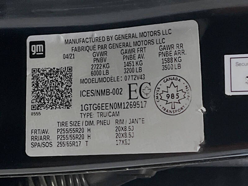 2021 GMC Canyon