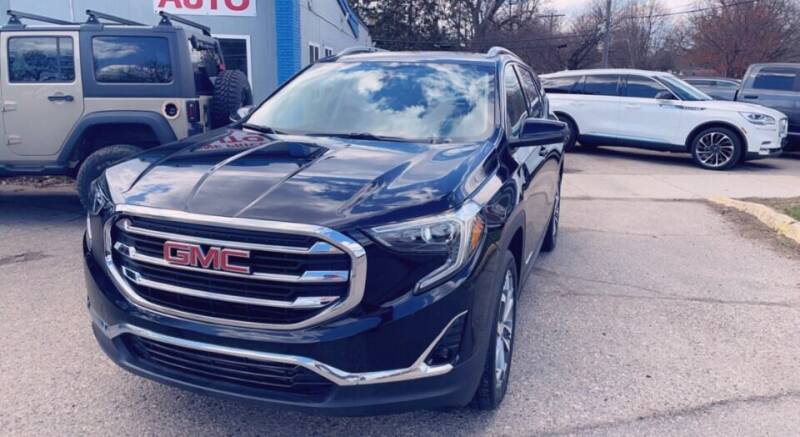 2020 GMC Terrain for sale at One Price Auto in Mount Clemens MI