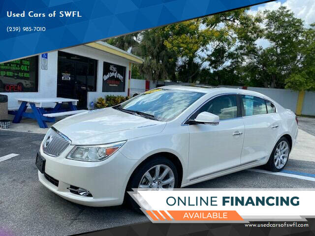 2012 Buick LaCrosse for sale at Used Cars of SWFL in Fort Myers FL