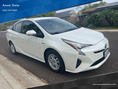 2016 Toyota Prius for sale at Ameer Autos in San Diego CA
