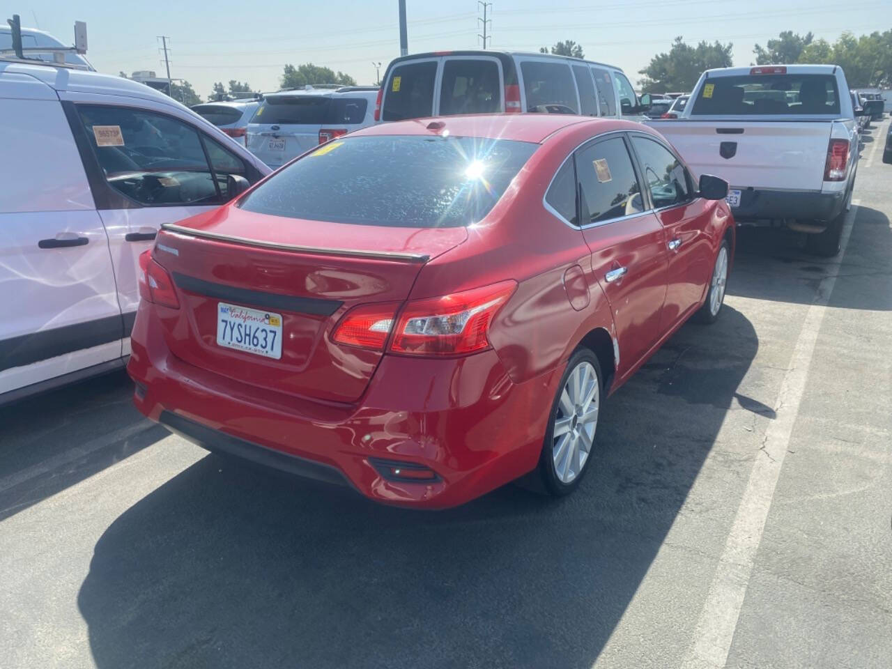 2017 Nissan Sentra for sale at GLOBAL VEHICLE EXCHANGE LLC in Somerton, AZ