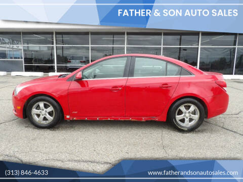 2012 Chevrolet Cruze for sale at Father & Son Auto Sales in Dearborn MI