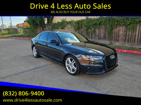 2015 Audi A6 for sale at Drive 4 Less Auto Sales in Houston TX